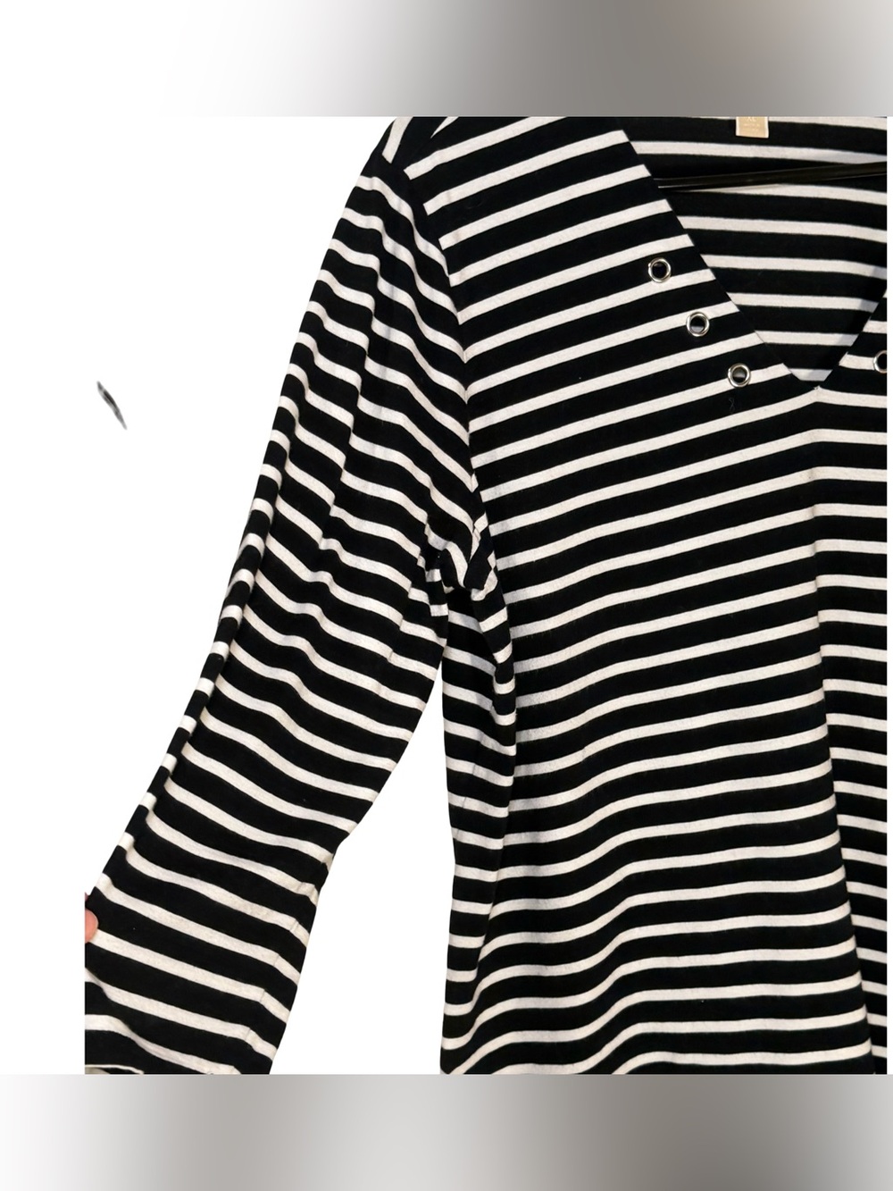 Michael Kors Cover Up or Dress Black and White Preppy Nautical - Picture 6 of 8